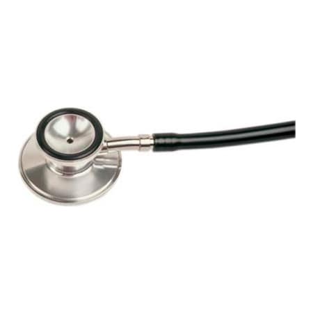 Fabrication Enterprises FEI Dual Head Stainless Steel Stethoscope, Adult Type, 28" Length, Black 113926